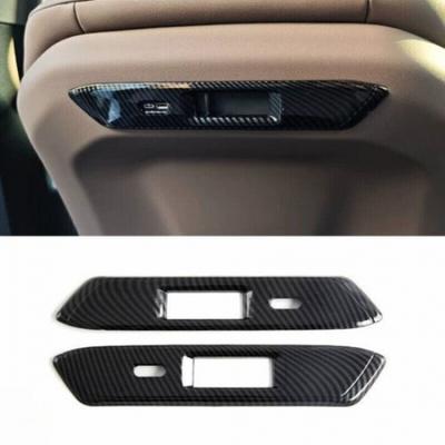 Для BMW X3 G45 2025-2026 Текстура углеродного волокна Накладка на полоску переднего сиденья Отделка 2 шт.