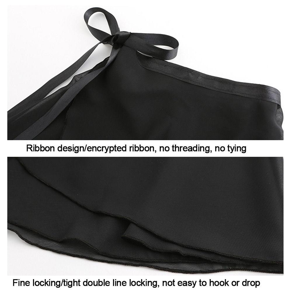 Платье Однотонный Тренировочный Купальник Юбка Балетное Танцевальное Платье Шнуровка Шифоновые Юбки Балетные Юбки