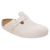 Birkenstock Бостонские кроссовки унисекс с мягкой стелькой из замши, узкие, цвет античный белый 1027693