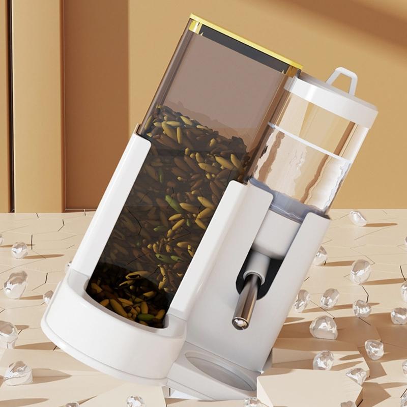 Automatic Hamster Feeder and Water Dispenser with Touch Sensitive Pin Design for Safe Drinking and Easy Monitor