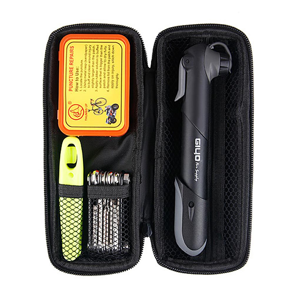 Комплект для ремонта велосипеда Портативный набор инструментов для ремонта велосипеда Коробка Набор для крепления шин Сумка с насосом для шин