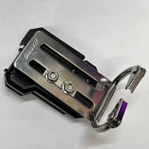 Aluminum Fixed Mounting Bracket for One-Touch Tool Holders, Compatible with Slim Tool Holders (Black, 2-Pack)