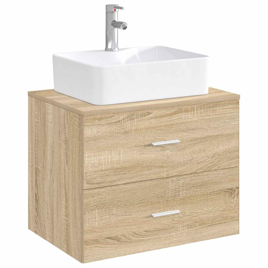 Bathroom Sink Chrome 48.5 x 37.5 x 13 cm Metal