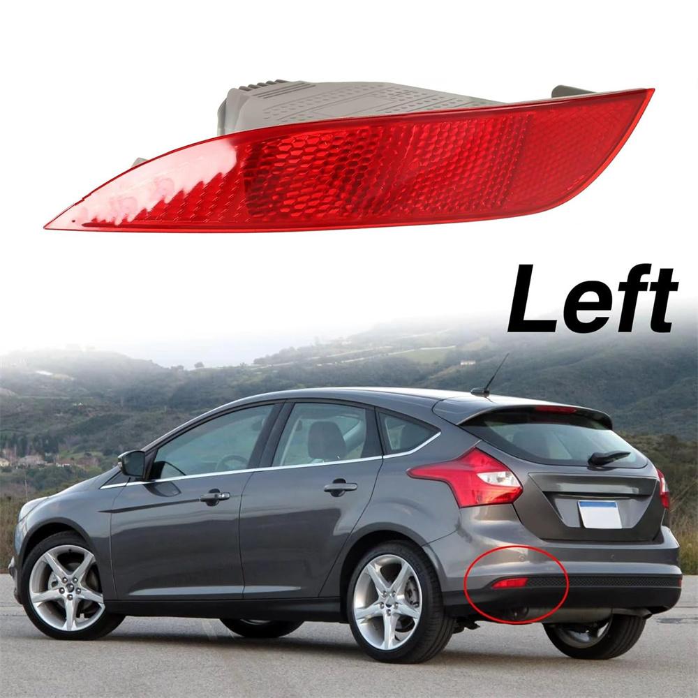 Задний левый отражатель бампера подходит для Ford Focus Хэтчбек 2015 2016 2017 2018 Красный