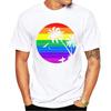 2025 new model TEEHUB Hot Sale Fashion Color Of Summer Men TShirt Tropical Sunset Printed Holiday T Shirts Short Sleeve Tshirts