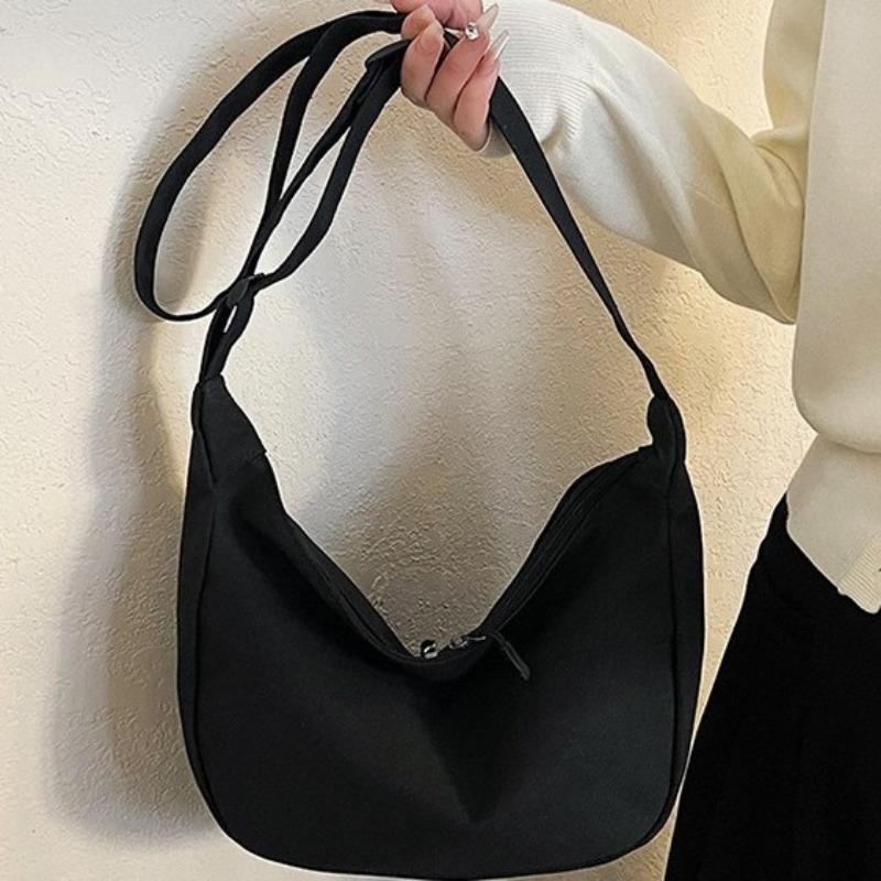 Сумка женская новая через плечо универсальная на одно плечо студенческая большой вместимости холщовая сумка