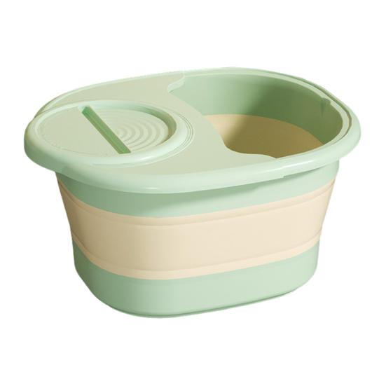 Складная ванночка для ног с крышкой, переключение двух режимов, складной дизайн одним касанием, таз для ног, эргономичный, антивозрастной, инструмент для ухода за лапами питомца