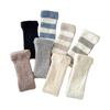 Winter Warm Knee Pads & Calf Sleeves - Thick Coral Fleece Striped Socks for Men & Women