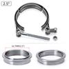V Band Exhaust Clamp 2.5 inch 3 inch  63mm 76mm Exhaust Male And Female Flange Vband Clamp V-Band Muffler Clamp