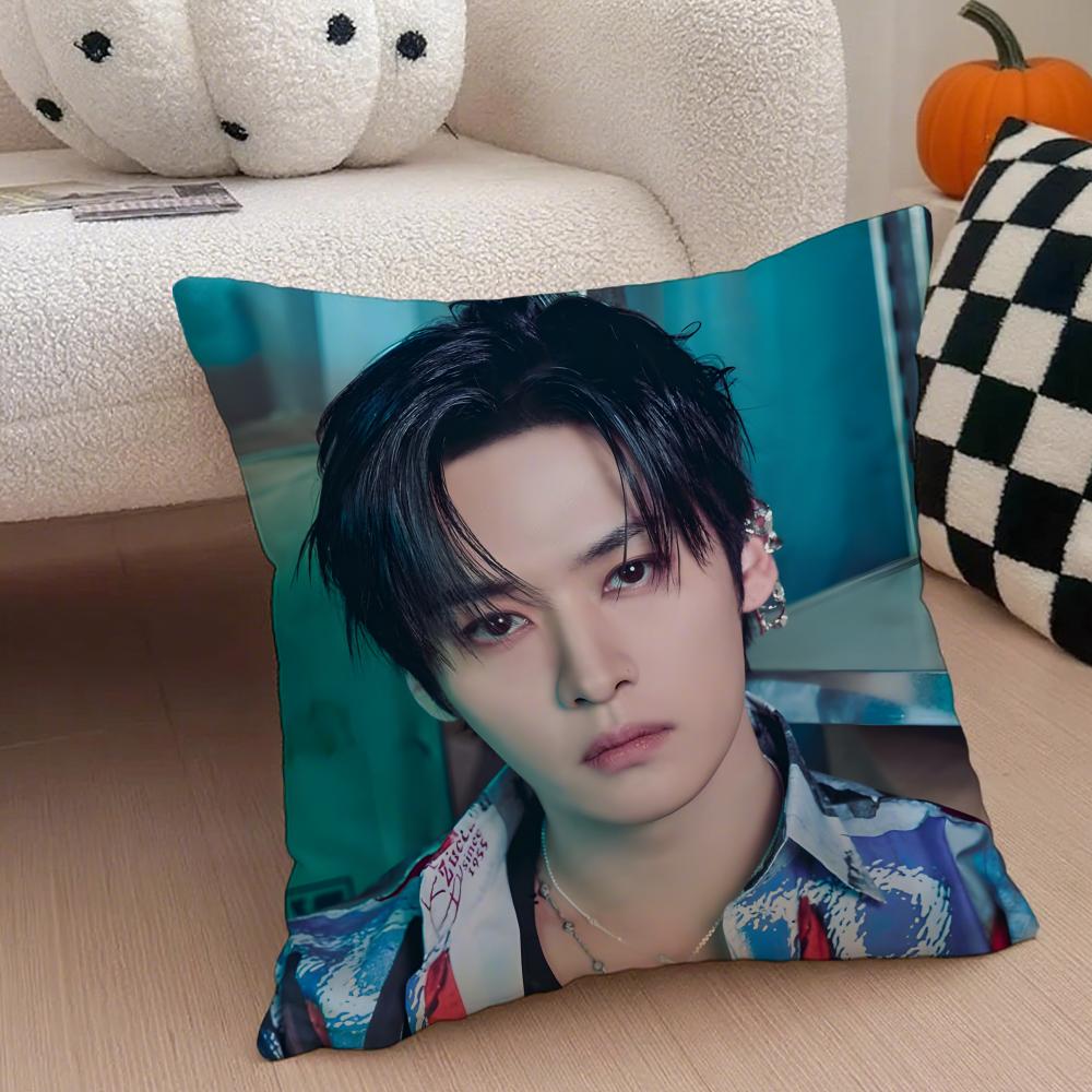 Handsome Korean Actor LLee Minho Cushion Cover Throw Pillow Cover Hidden Button Durable Polyester Chair Cushion