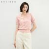 Qianwen Gentle Wind Hollow Knitted Shirt