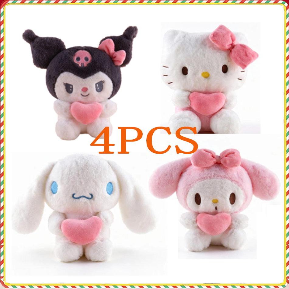 *22 см Sanrio Куроми Подушка Kt Плюшевая Игрушка Девочки Мягкие Набивные Животные Игрушки Сердце Моя Мелоди Синнаморолл Набивная Кукла Подарки.