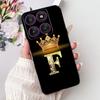 Чехол для Motorola Edge 60 Pro XT2507-1 Силиконовый Модный Роскошный Буквы от A до Z Ударопрочная Задняя Крышка Для Телефона Moto Edge 60Pro