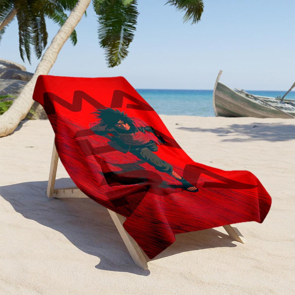 Naruto Beach Towel High Absorbency & Quick-Dry Comfortable Lightweight