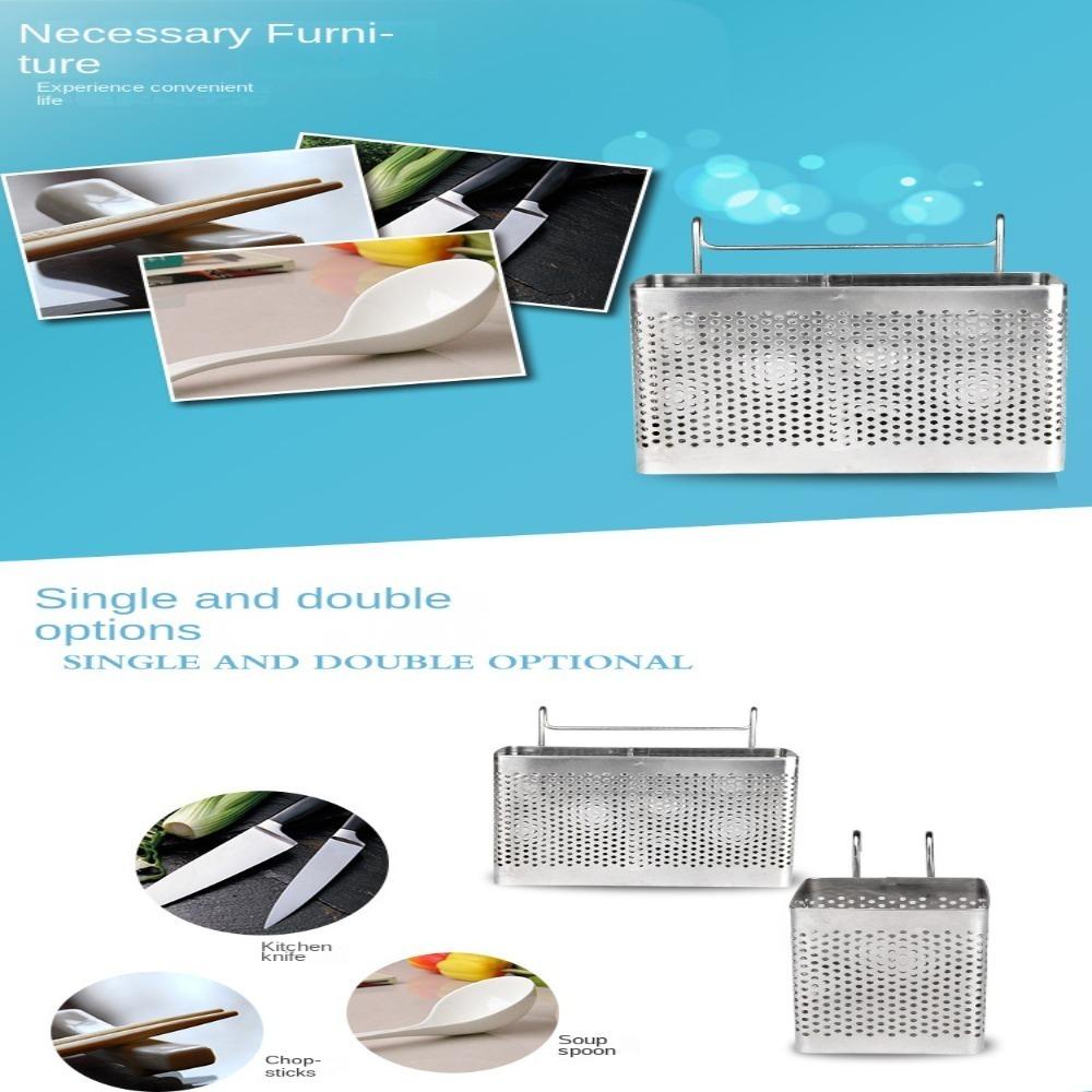 Полка для сушки, держатель для палочек из нержавеющей стали, держатель для палочек, вилок, ложек, органайзер для кухонной утвари