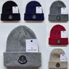 Casual Knitted Hat Fall Winter Unisex Acrylic Warm Windproof Outdoor Beanie