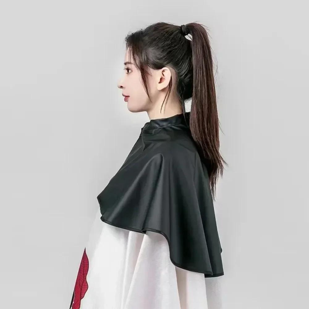 Hair Dye Tools Short Square Black Hairdressing Salon Barber Hair Cutting Cape Cloth Wrap Hairdressing Cape Barber