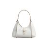 Tods T Timeless Бренд Т-образный Металлический Подвес Застежка-молния Кожаная Сумка-хобо Женские сумки Белый XBWTSBS0200Q8EB015