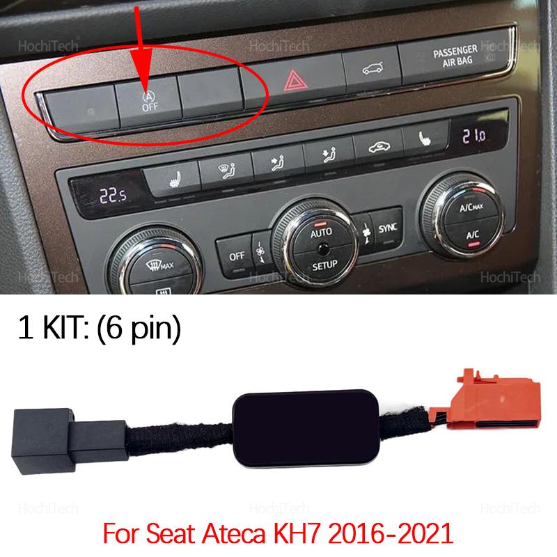 For Seat Ateca KH7 2016-2021 Automatic Start Stop Engine System Off Eliminator Control Sensor Plug Cable 2018 2019 2020