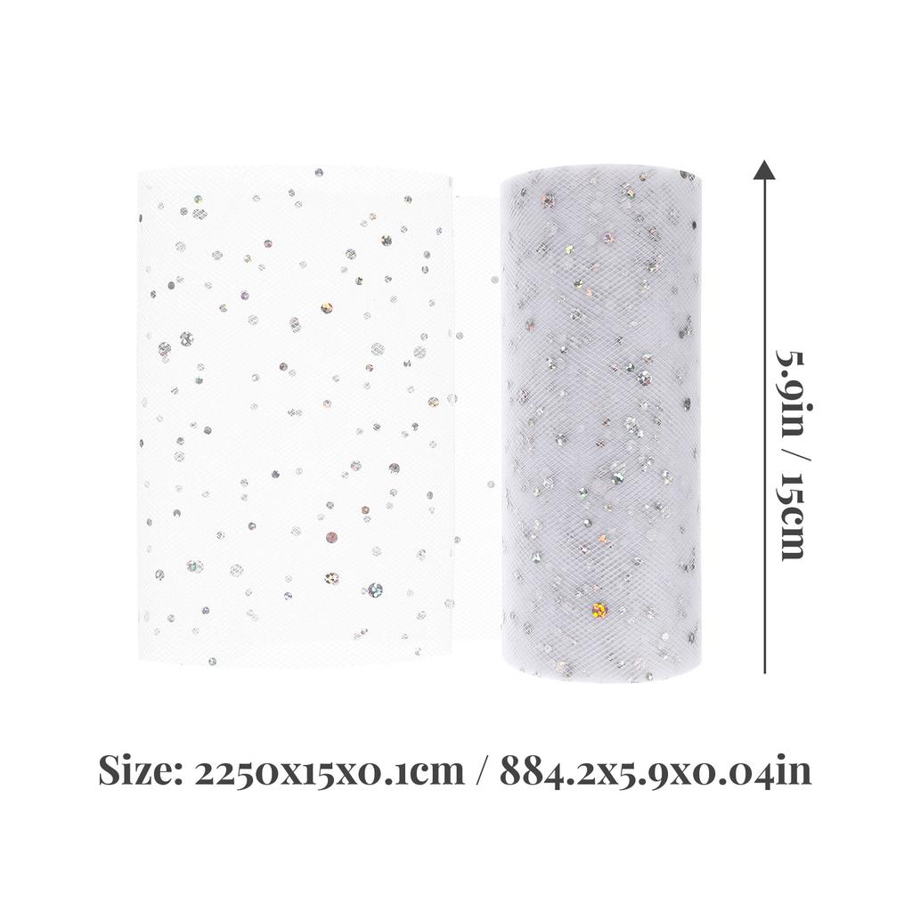 1 рулон рулон тюля с блестками премиум марлевая ткань катушка для DIY тюлевая лента подарочная упаковка свадебное украшение для вечеринки рукоделие