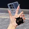 Мультяшный проблемный кот Чехол для телефона для Samsung Galaxy S25 Ultra S20 FE S21 S22+ S23 Plus S24 S26 Edge Прозрачные Мягкие Чехлы
