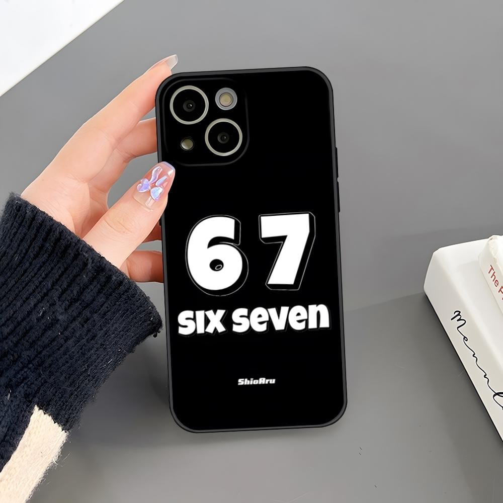 67 Six Seven Phone Case For Iphone 17 Air 15 Pro Max 14 Pro 16 Plus 12 13 11 Xr X Xs 8 7 Plus Back Cover