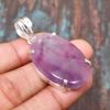 Sage Amethyst Gemstone Handmade Jewelry Solid 925 Sterling Silver Pendant For Her