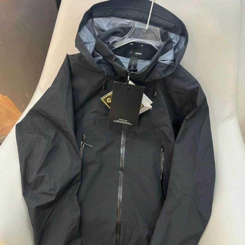 Beta AR Hooded 3-Layer Seam-Taped Waterproof Breathable Outdoor Shell Jacket Hiking Climbing Cycling