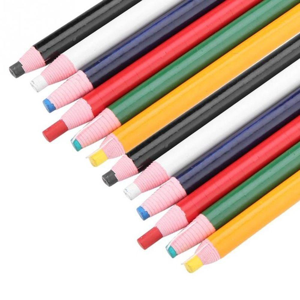 12PCS Fabric Patchwork Sewing Accessories Tailor Chalk Marker Pen Garment Pencil Dressmaker Supplies
