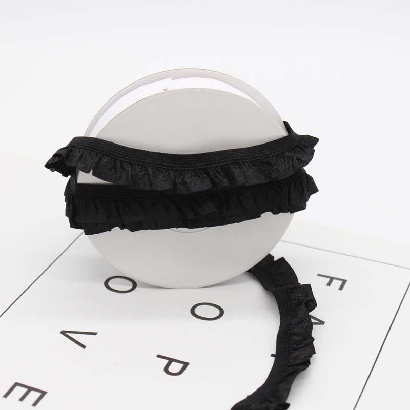 Bluebird 15Mm Unilateral Fungus Lace Webbing Wrinkled Elastic Belt Ruffle Edge Elastic Band Baby Clothes Pet Clothes