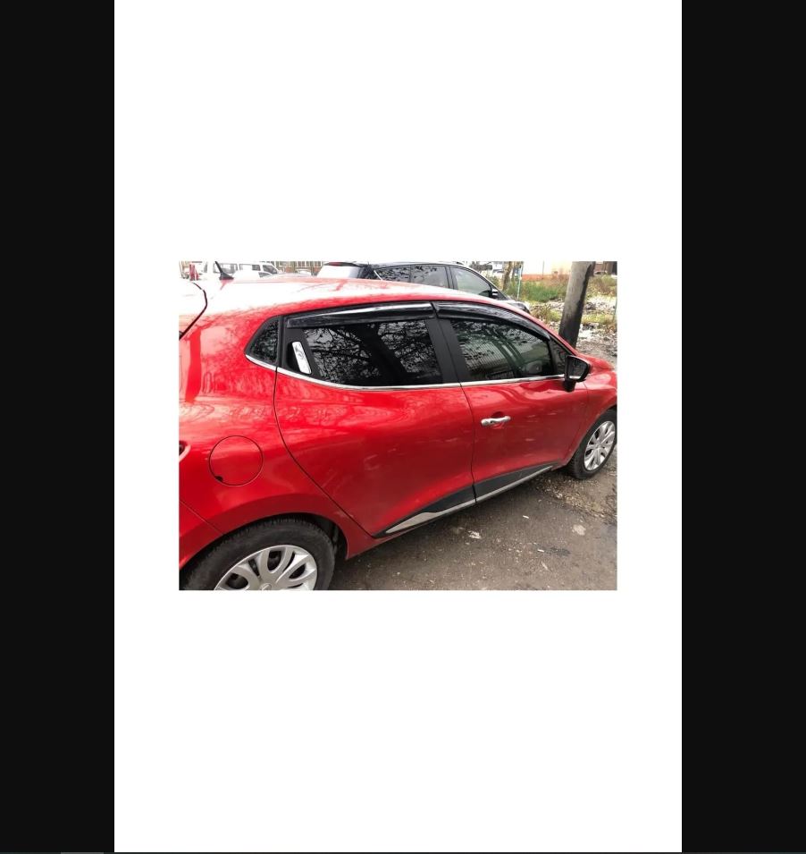 Для Renault Clio 4 Hb Хромированная оконная полоса 8 шт.. 2012–2018 гг. Нержавеющая сталь — хромированный стиль