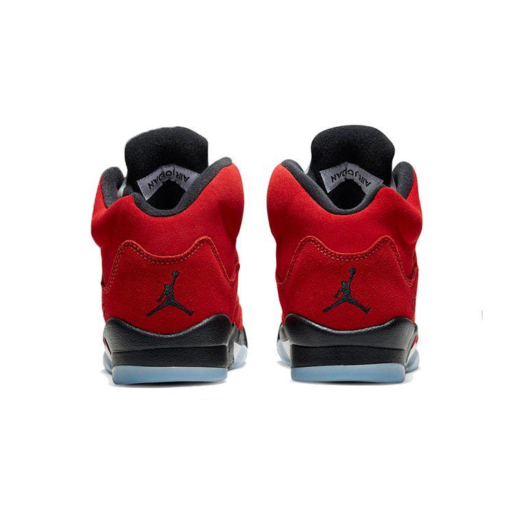 Детские кроссовки Air Jordan 5 Retro GS Raging Bull 2021 Red Varsity-Red Black 440888-600