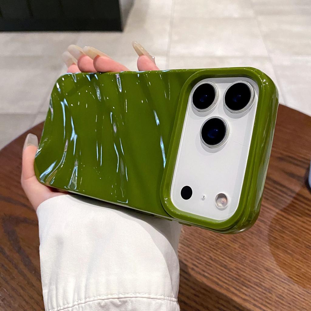 3D волнистый чехол для телефона For For Iphone 17 Air 16 1 14 13 12 11 Pro Max 8 7 Plus 16E X XR XS SE Ударопрочный мягкий ТПУ чехол