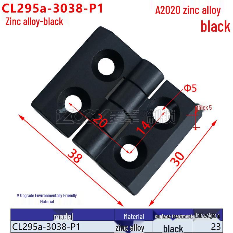Сверхпрочные петли из цинкового сплава для дверей из алюминиевого профиля (2020/3030/3040/4040)