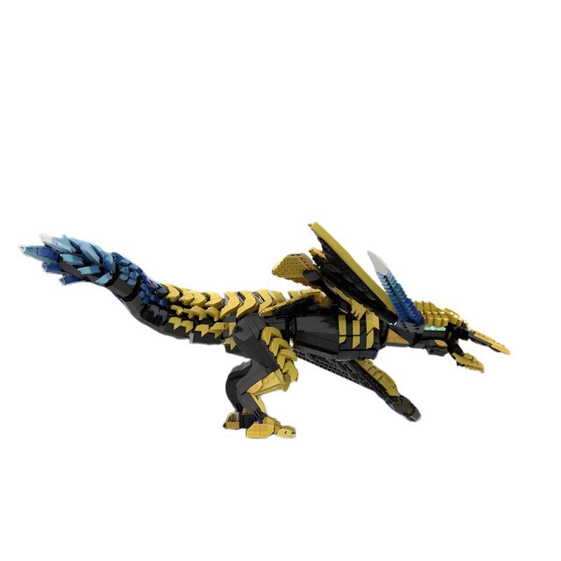 MOC Monster Hunter Rathalos Строительные Блоки Модель