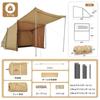 Naturehike Official Shop Pup Tent TC Gunmaku Solo Can для 1 человека с внутренней частью, подходит для 4 сезонов, боковая панель, пол, кемпинг, открытый, огнестойкий
