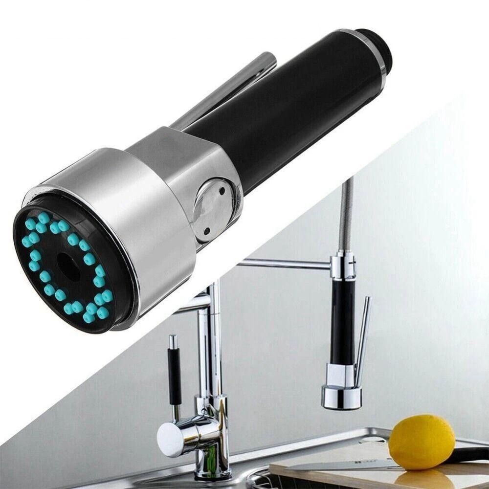 High Pressure Kitchen Faucet Plastic Pull Out Spray Head Spring Faucet Kitchen Spout Head