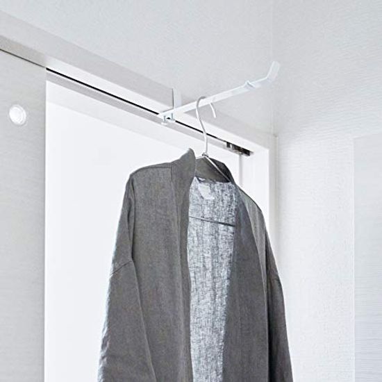 Yamazaki Laundry Вешалка для сушки белья в помещении Белая Ш2 x Г24 x Башня Крючок Вешалка Веревка для белья Вешалка для помещения 4930 Прибл.. Высота 4,2 см