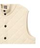 Iolo Quilted Knitting Vest_Creamy Sand