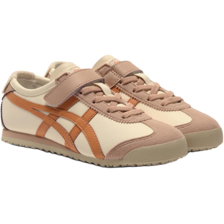 ONITSUKA TIGER Mexico 66 Детская мода Низкие повседневные кроссовки Детские кроссовки Бежевый 1184A049-204
