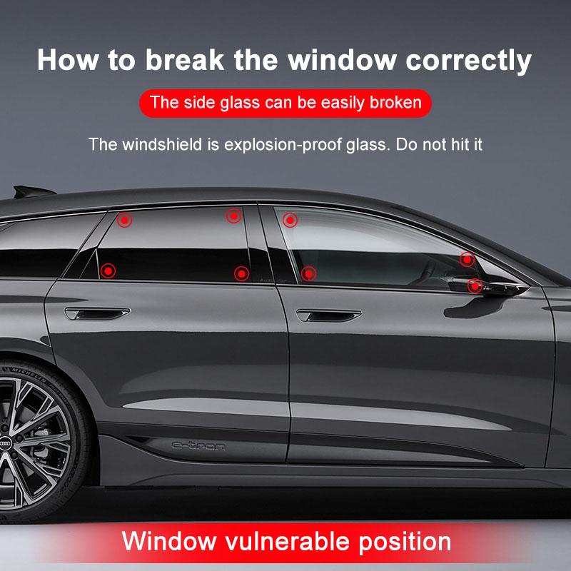 Аварийный молоток для автомобиля 3 в 1, стеклобой, высокая твердость для Mazda 3 5 6 323 626 CX-3 CX-4 CX-5 CX-7 CX-9 Axela 6 RX8 7 MX3