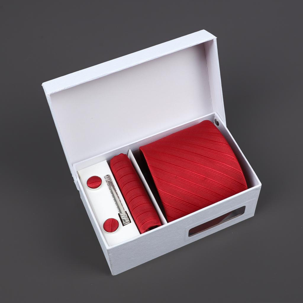 2025 Men'S Tie Premium Gift Box Jacquard Embroidered Tie Tie Logo Making