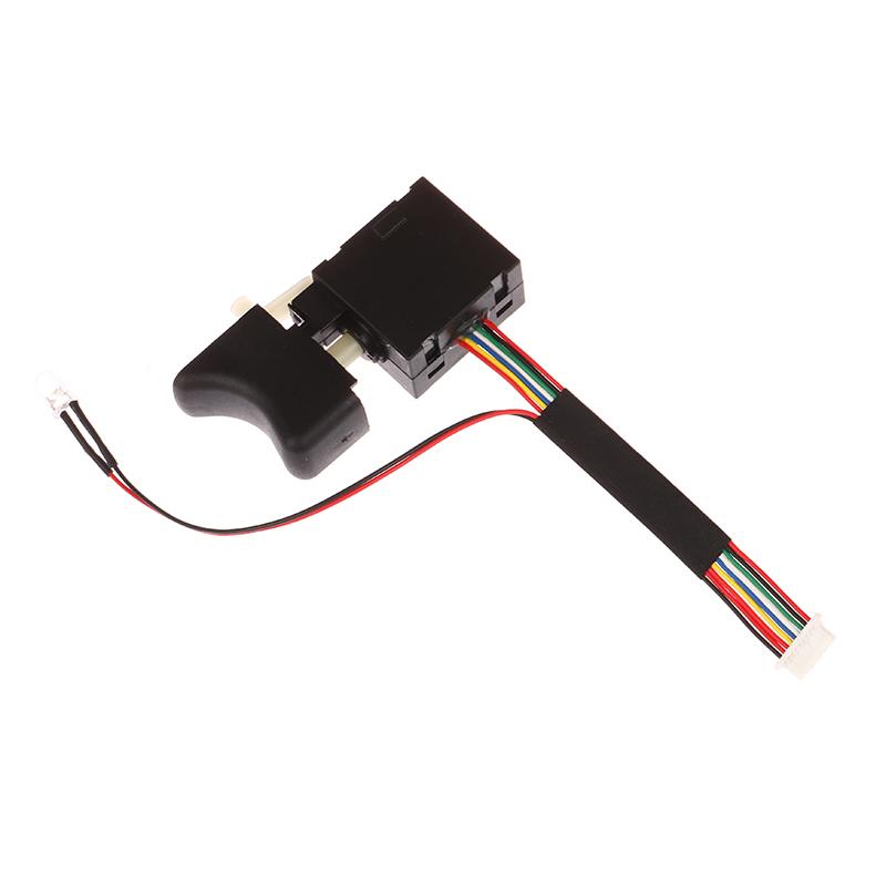 Dc Electric Drill Dustproof Speed Control Push Button Trigger Electric Wrench Switch 0.2A 42V Cordless Drill Switch 6*6*2Cm