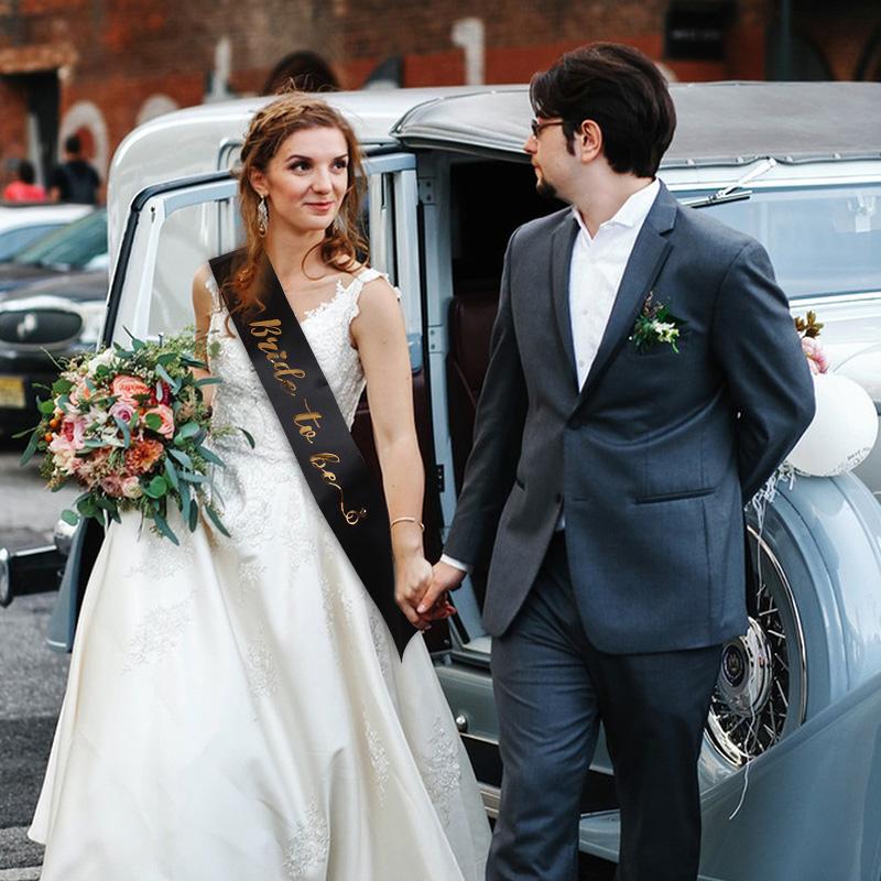 Свадебное украшение атласная лента невесты для девичника украшение для девичника принадлежности для свадебного душа подарок