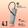 NGS WONDER 4-C : USB-C хаб с 4 портами USB-C, передача 5 Гбит/с, USB 3.0, кабель 180 мм, алюминий