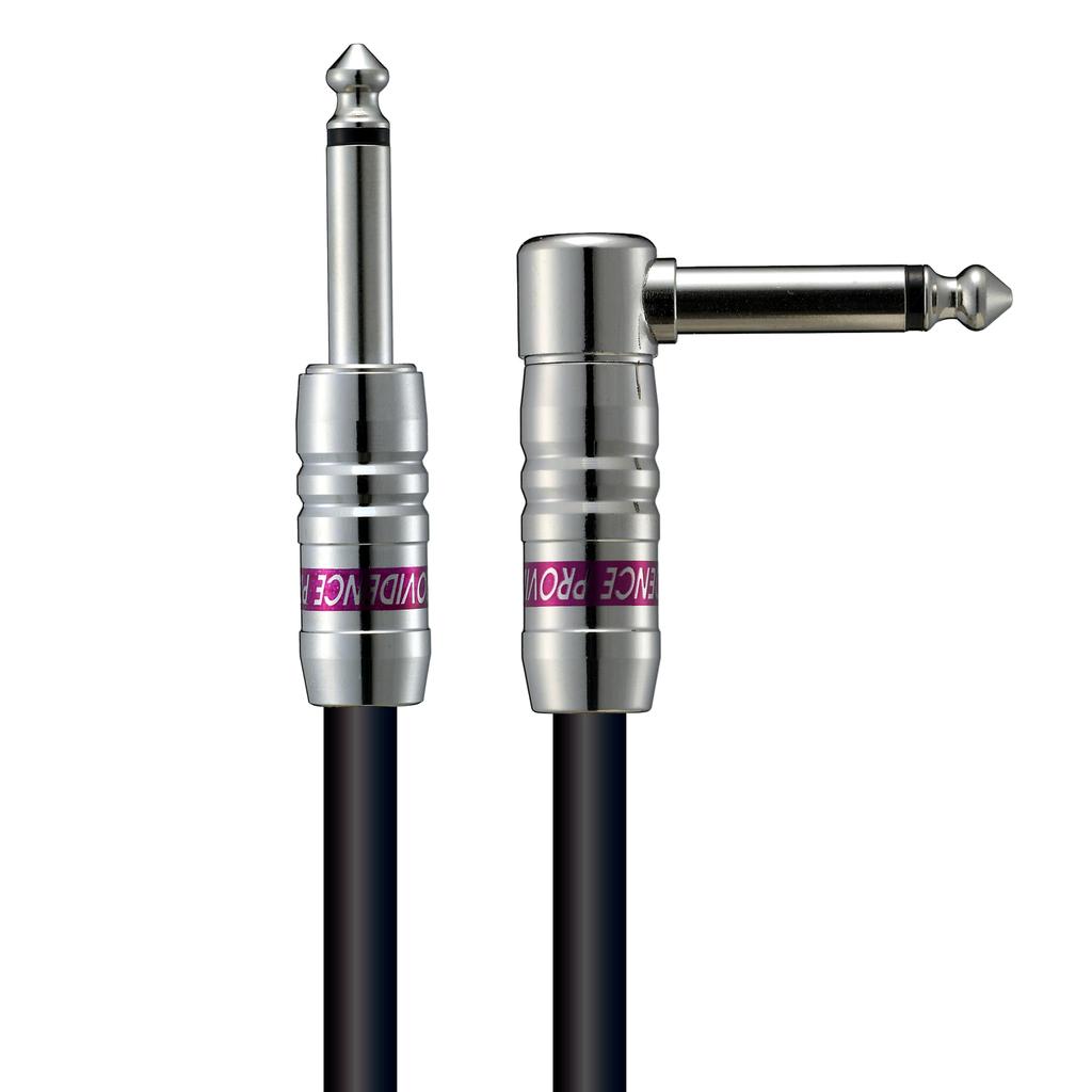 Providence LE501 Patch Cable, 75cm, SL Plug (StraightL-Shaped), Black