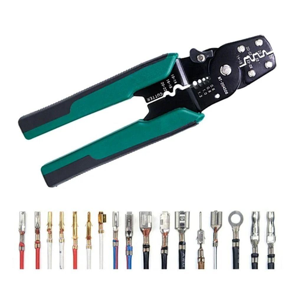 Mini Size Electric Terminal Crimping Pliers 10-26 AWG Multi-Function Crimper Wire Processing