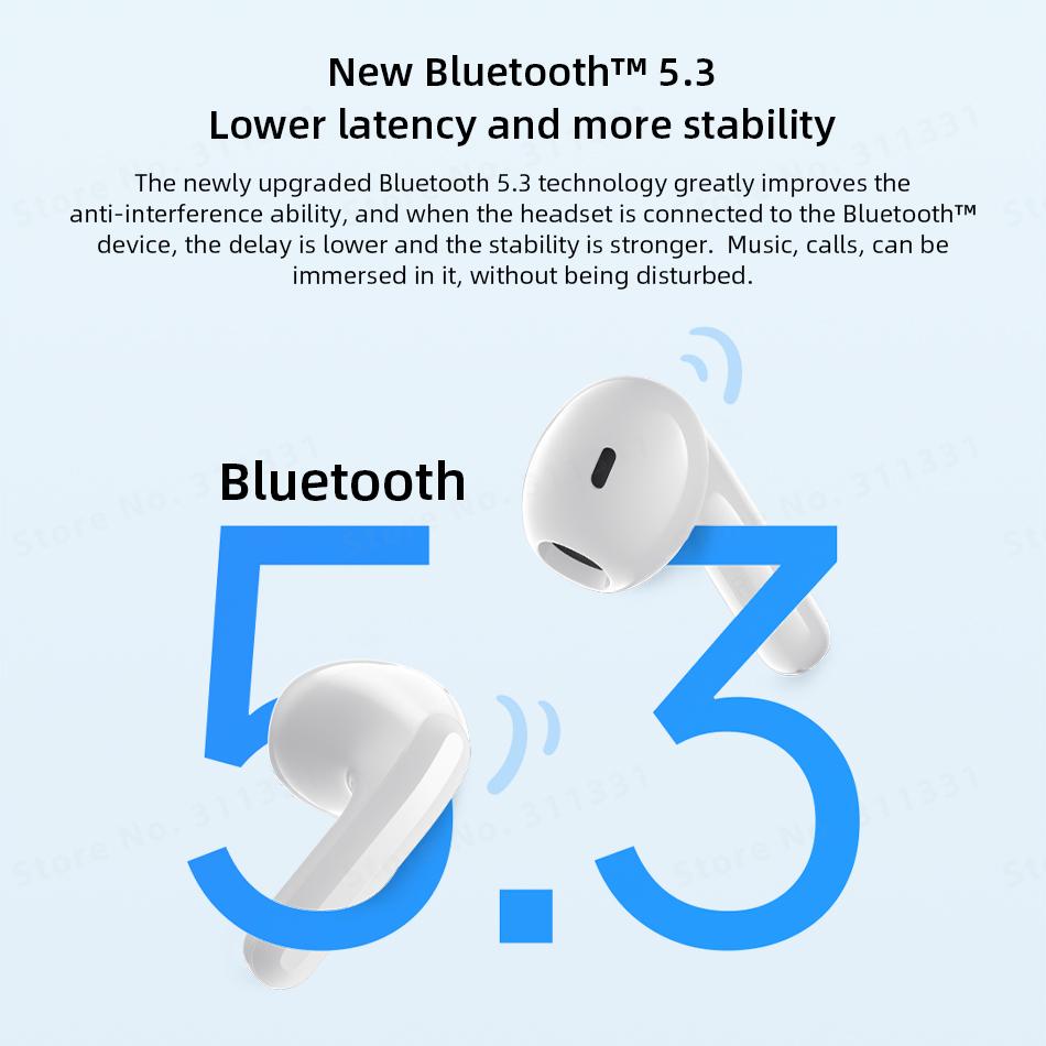 Xiaomi Наушники Redmi Buds 4 Lite TWS Bluetooth-гарнитура Mi True Беспроводные наушники с длительным временем автономной работы и микрофоном