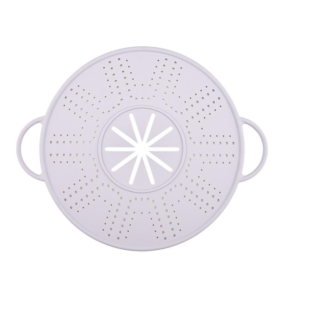 Силиконовая защита экрана от брызг со складной ручкой, теплоизоляционная подставка, фильтр, дренажная доска, защита от брызг масла для сковороды