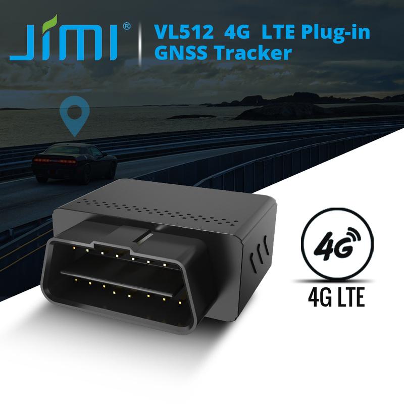 Jimi VL512 Mini OBD GPS Tracker With On-Board Diagnostics Real-time Tracking Multiple Alerts Driver Behaviors Locator Free APP